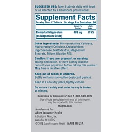 Mag-Ox 400 Tablets, 120 tabs by Magox (Pack of 3)