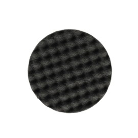 Mirka Foam Pad Polishing Sponge Diameter 150 mm x 25 mm / Black Waffle / for Finishing and Polishing Work / for Polarshine Polishes / Pack of 1