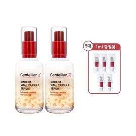 Centellian24 센텔리안24 마데카 바이탈 캡슐 세럼 50ml 2개 + 시즌6 크림 1ml 5매 Centellian24 Madeca Vital Capsule Serum 50ml 2pcs + Season 6 Cream 1ml 5pouches