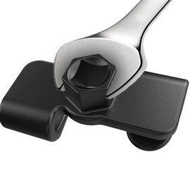 Wrench Extender Adaptor, Universal Wrench Extension Tool, 1/2 Inch Breaker Bar Wrench Extender Mechanics Tool,, Sturdy Alloy Steel, Easy to Tighten and Loosen, Improves Efficiency, Universal Size.