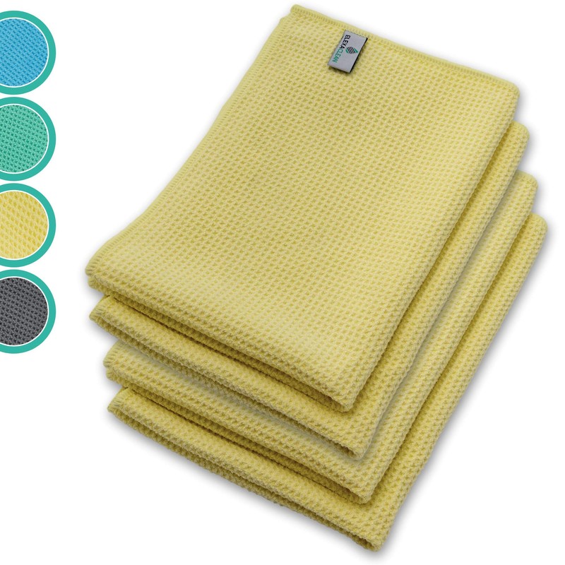Elexaclean Microfibre Drying Cloth, Premium Waffle Cloth (60 x 40