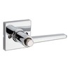 Kwikset Safe Lock Daylon Lever Square Rose Privacy Lock Satin