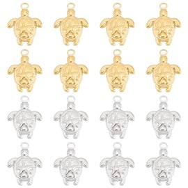 UNICRAFTALE Shell Pendant 304 Stainless Steel Starfish Pendant Sets Gold Ocean Starfish Shell Pendant Summer Beach Metal Charms for Hawaii Necklace Bracelet Jewellery Making, Precious metal