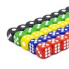 Dice Set 30PCS - 6 Sided 16mm 6 Colours Spot
