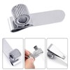 Quacc 3 PCS Metal Pen Holder Adjustable Single Spring Loop