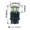 PA LED 2PCS 13SMD 3157 Blue Auto LED Bulb 12V