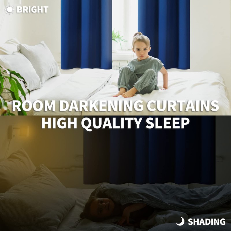 BGment Blackout Curtains for Bedroom - Grommet Thermal Insulated Room