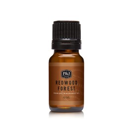P&J Trading Fragrance Oil for Diffusers for Home - Redwood Forest 10ml Fragrance Scents for Candle Making - Soap Making Supplies & Car Diffuser Scents