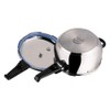 Vinod V-3.5L Splendid Plus Handi Stainless Steel Pressure Cooker, 3.5-Liter