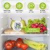 Geevon Small Digital Refrigerator Thermometer 8 Pack, IP65 Waterproof Commercial