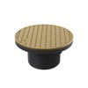 PROFLO PF42816 6" Brass Cover with 3-1/2" Adjustable Cleanout -