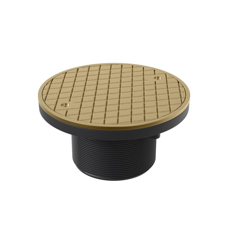 PROFLO PF42816 6" Brass Cover with 3-1/2" Adjustable Cleanout -