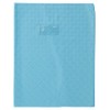 Calligrapher 72422C A Light Blue Diamond Grain Notebook Protector -