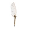 Feather Pen Set with 10 Interchangeable Nib Fire Lacquer Wax