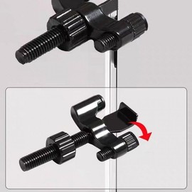 Portable Front Door Lock & Hotel Safety Latch Dual Silver