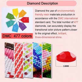 Eiflow 5D Diamond Painting Dotz Kits for Adults Full Drill,DIY Paint with Diamond Embroidery Art Craft Mosaic Making for Home Wall Decor,Lighthouse(16x12 Inches)
