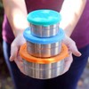 Ecolunchbox Seal Cup Trio 3-Piece Nesting Stainless Steel Leak-Proof Food