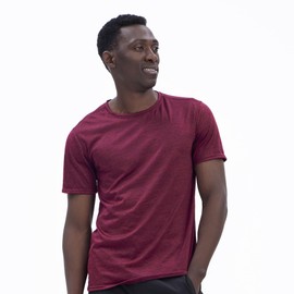 WHITE PEAK TRADING COMPANY Mens Active Workout T Shirts, 5 Pack Athletic Short Sleeve Dry Fit Tees (Available in Big & Tall)