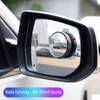 Blind Spot Mirrors 2pcs Frameless Convex Rear View Mirrors 360