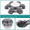 BYKITCHEN Pan Pot Protectors, Set of 12 and 4 Different