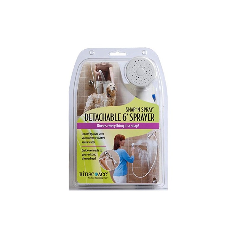 Rinse Ace 4175 Handheld Power Sprayer Shower Head