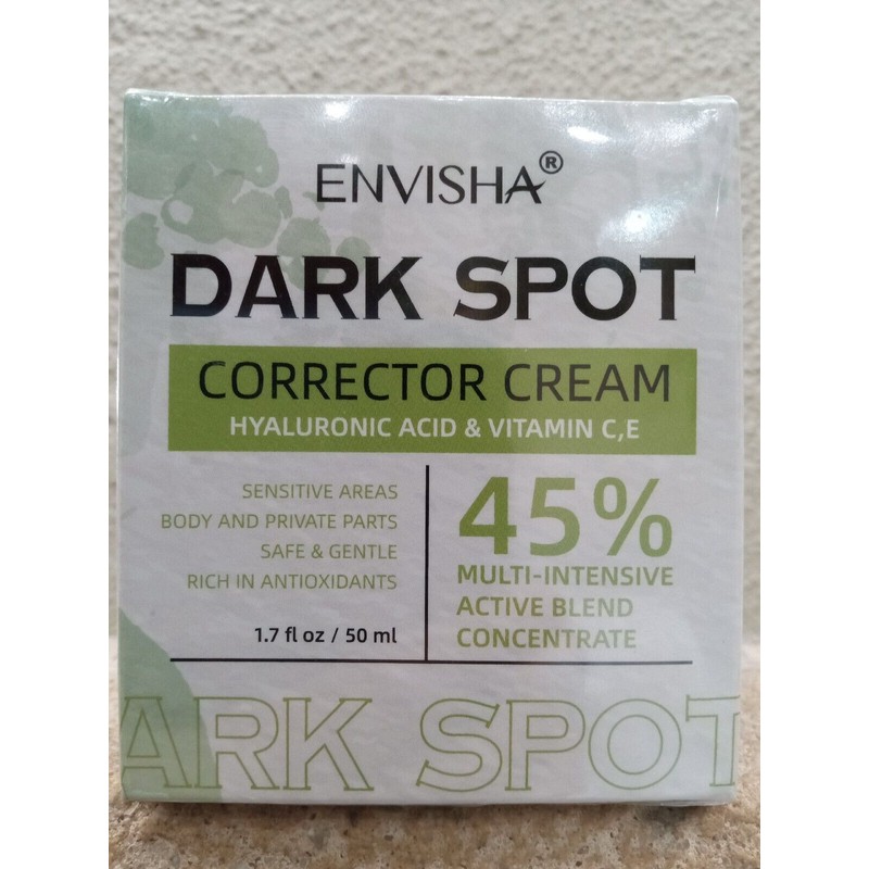 ENVISHA Dark Spot Corrector Hyaluronic Acid Vitamin C E face