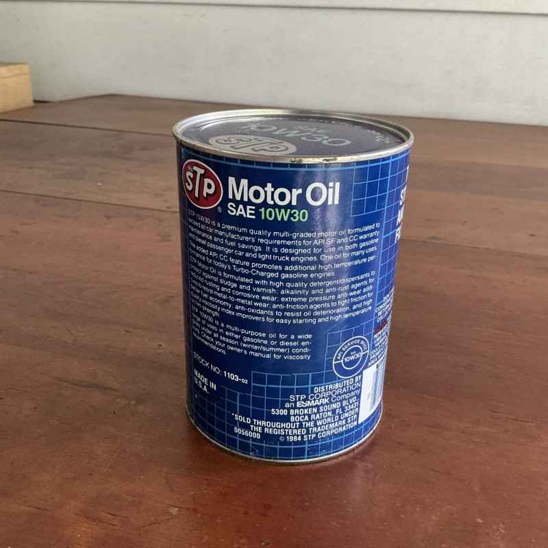STP Vintage STP Motor Oil 10W30 10 W 30 1