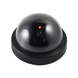 Rainberg Dummy Dome CCTV Security Camera with Flashing LED Indoor Outdoor Fake Fixure for Home, Office and Business use| Protection and Security Enhancer