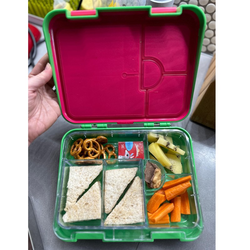 My Family Kid-Friendly Easy Clean Bento Lunchbox - Leakproof, Durable,