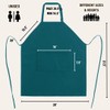 Gala Houseware Kitchen Bib Apron,Turquoise Aprons pack of 2, Chef