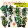 Artego Planta Artificial Decorativa Moderna con Maceta hogar Sala Comercio
