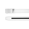 MILORDE White Belt(Brushed Metal - White,M804,105)