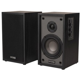 Dayton Audio Classic B40A Powered Bluetooth Bookshelf Speaker Pair (Black, 4")