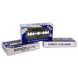 Dorco - Cuchillas de afeitar ST300 Platinum de doble filo extra, 100 unidades