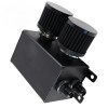 VEHITO 10AN 2 Port Dual Breather Filter Baffled Oil Catch