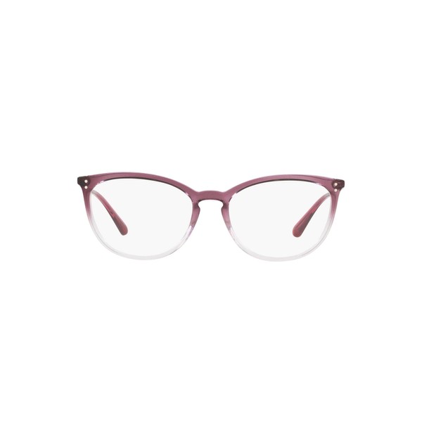Vogue Eyewear Women's VO5276 Cat Eye Prescription Eyeglass Frames, Top Gradient Violet/Crystal/Demo Lens, 53 mm