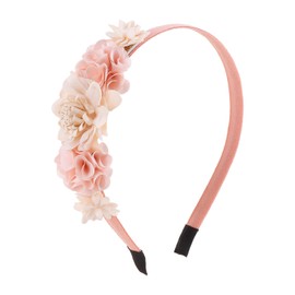 panthra Flower Headband, Elegant Flower Girl Headband, Suitable for Baby Girls, Toddlers, Children and Teenagers,Party Wedding Supplies Non Slip Head Band