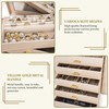 AKOZLIN Huge Jewelry Box Organizer Functional Extra Large Leather Jewelry
