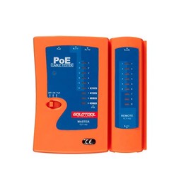 Monoprice Combo Function Cable Tester and PoE Finder, for Cable Continuity, Miswiring, Open Circuits, Short Circuits, Straight-Through Pinning, or Cross Pinning