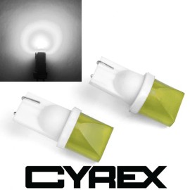 CYREX 2 CYREX WHITE INTERIOR REPLACEMENT LED LIGHT BULBS DOME MAP LITE DASHBOARD B6