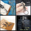 TISUR Titanium Belt, Hanging Keychain, Carabiner, Stylish, Car, Bicycle, Motorcycle,