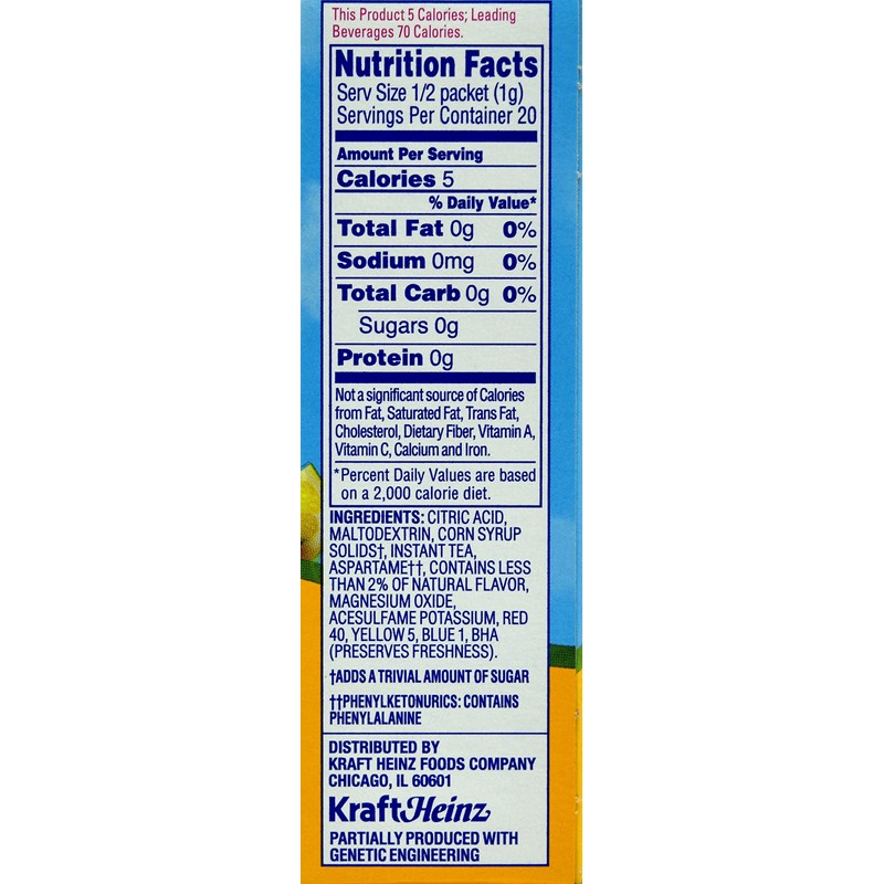 Crystal Light Lemon Iced Tea, 10 On-the-Go Packets (Pack of