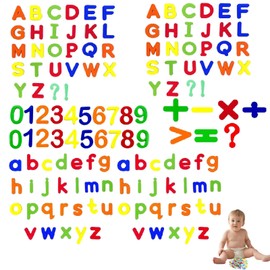 135 PCS Magnetic Letters and Numbers for Children Set, Fridge Magnets for Kids, Color Magnetic Alphabet Letters, Apply to Preschool Spelling Learning Game Toys to Toddlers