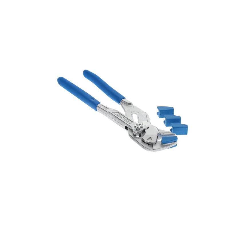 GEDORE Pliers wrench set with protective jaws, Clamping width to