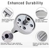 (2025 Upgraded) W10594481 Gas Stove Knobs Replacement for Whirlpool Range/Oven–Stainless
