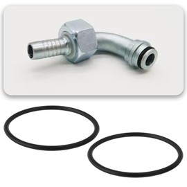 eMagTech 180Pcs O-Rings 7.6mm-37.5mm 1.8mm Thickness Rubber Seal Grommets Compatible with ORFS Hydraulic Fittings