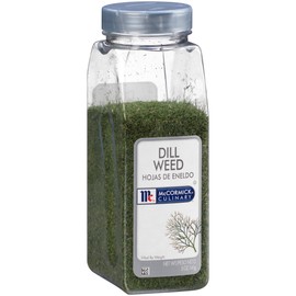 McCormick Culinary Dill Weed, 5 oz (Pack of 6) - Six 5 Ounce Containers of Dried Dill Weed Seasoning For Back of House Use, Best in Stuffings, Dips, Soups, Seafood and More