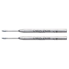 Caran d'Ache"Goliath" Ballpoint Pen Refill - Black (Pack of 2)