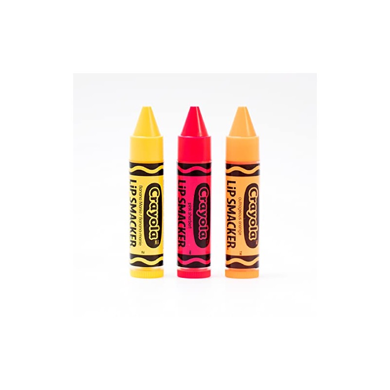 Lip Smacker Crayola Crayon Flavored Lip Balm - Moisturizing, Soothing