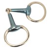 125mm Equine Mouth Snaffle Stainless Steel Electroplated Ring Bit Jointed